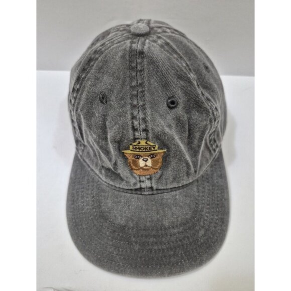Vintage Smokey The Bear Hat Cap Adjustable Embroidered Forest Fire Prevention - Picture 1 of 6